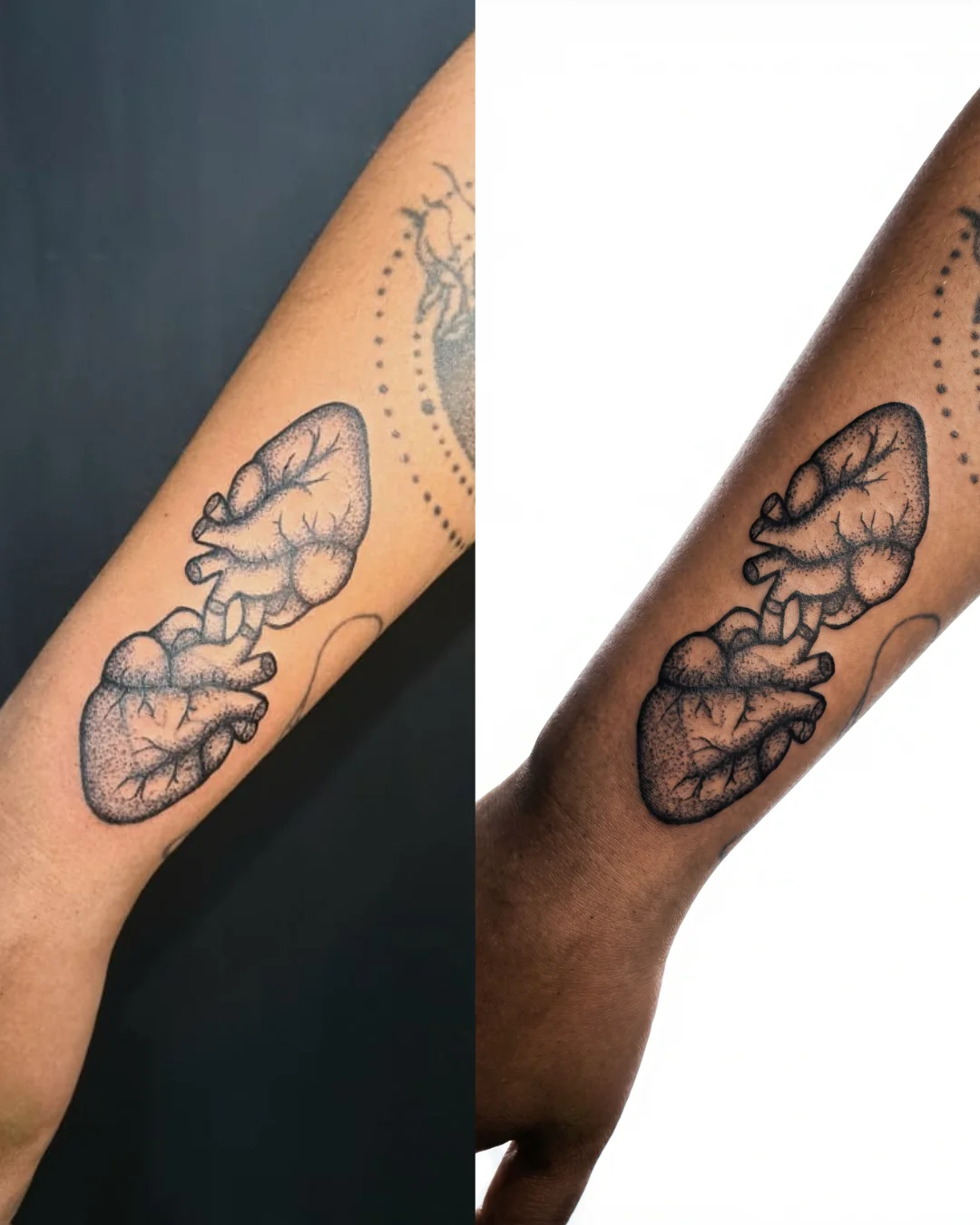 Fotografía de tatuaje con IA - iluminación profesional estudios de tattoo Argentina